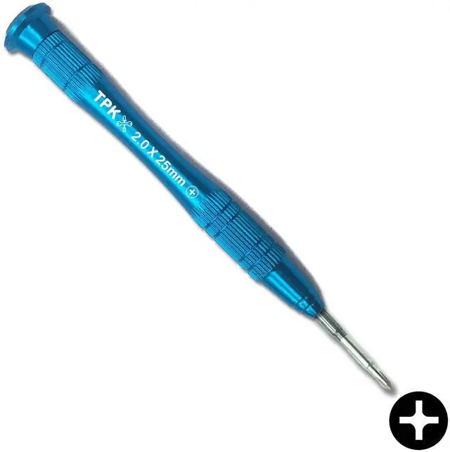 Main image of Phillips 2.0mm #00 compatible for Switch consoles Cross-Recess S2 High Alloy Steel Head 360° Rotary Cap Magnetic Tip