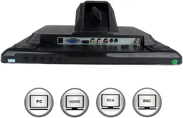 Alt view image 5 of 7 - TPEKKA 15" Inch HDMI/BNC/AV/VGA Input TFT LCD security monitor 4:3 /16:9 TV PC Computer Screen Industrial-grade Easy-to-use