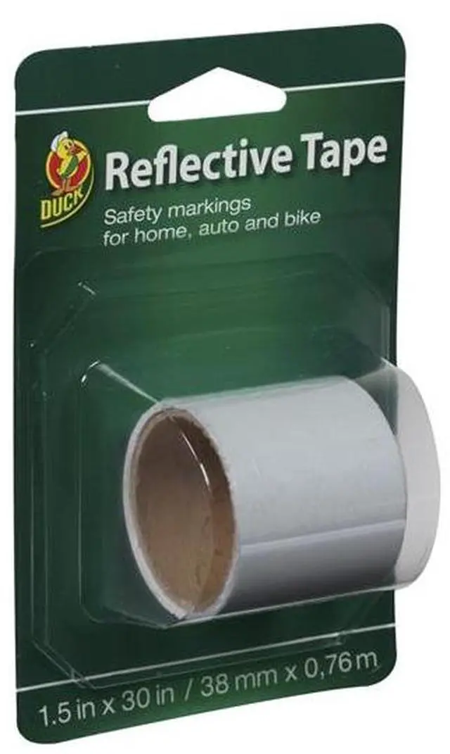 Main image of Duck Brand Reflective Tape - White 1.5" x 30" - OEM