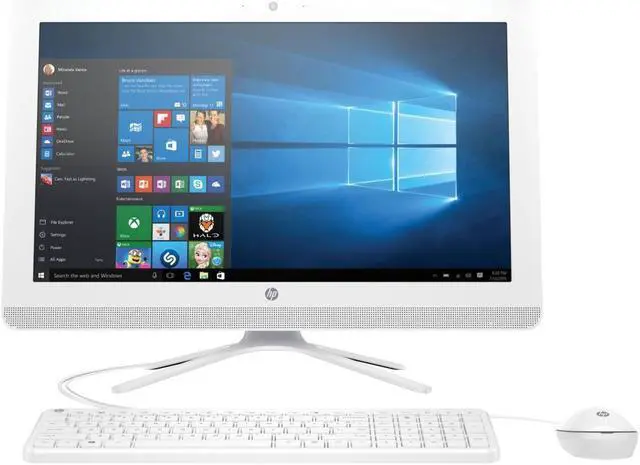 Alt view image 2 of 8 - HP 22-b016 All-In-One Desktop (Intel Pentium J3710, 4Gb Ram, 1Tb Hdd) With Windows 10