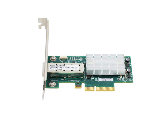 thumbnail image 2 of Mellanox MCX311A-XCAT ConnectX-3 EN Single Port 10GbE SFP+ Network Interface Card (Open Box) 2 of 3