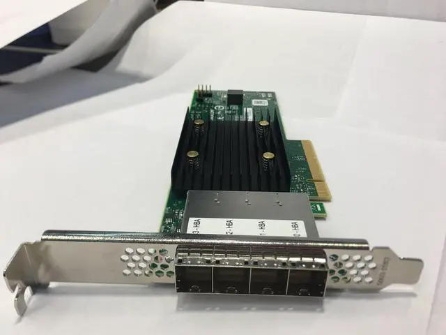 Alt view image 3 of 5 - Broadcom HBA 9500-16e interface cards/adapter SAS - 05-50075-00
