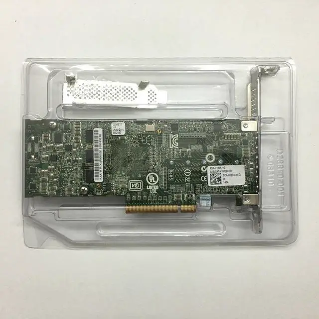 Alt view image 2 of 6 - Adaptec ASR-71605 2274400-R 16-Port 6Gb/s SAS SATA PCIe RAID Controller