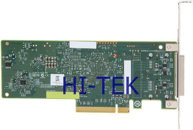 Alt view image 5 of 12 - LSI LSI00300 (9207-8e) PCI-Express 3.0 x8 Low Profile SATA / SAS Host Controller Card--Avago Technologies