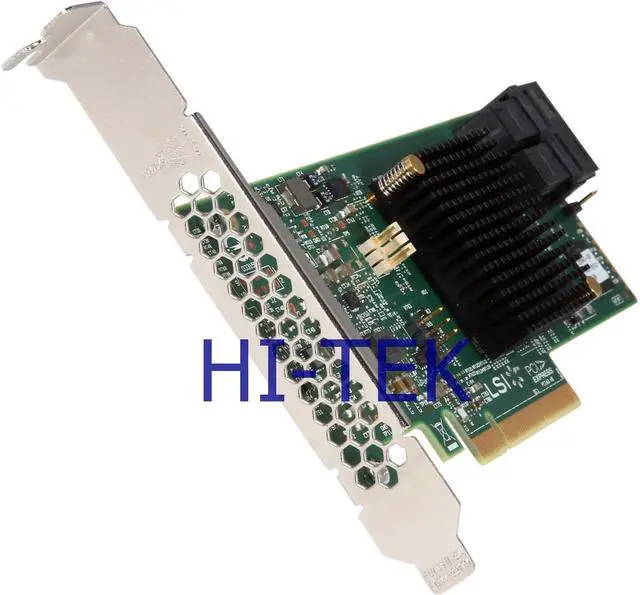Alt view image 4 of 6 - LSI MegaRAID 9341-8i Single 8Port SATA/SAS PCI-E3.0 12Gb/s Controller Card