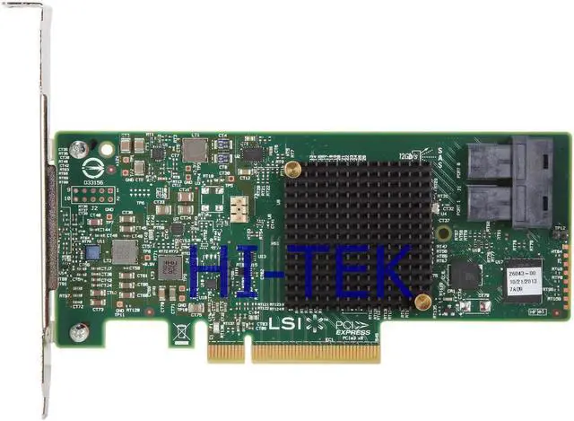 Alt view image 6 of 6 - LSI MegaRAID 9341-8i Single 8Port SATA/SAS PCI-E3.0 12Gb/s Controller Card