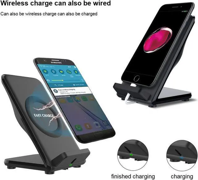 Alt view image 7 of 7 - Lian LifeStyle Super Intelligent Wireless Charger for Samsung, iPhone or Any QI-Enable Smartphone F18