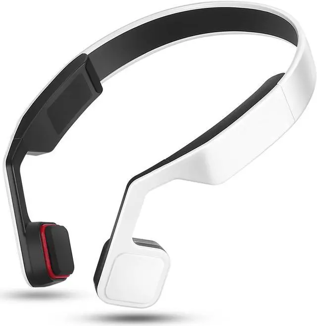 Main image of Lian LifeStyle Premium Bone Conduction Headphones Lightweight & Waterproof w/ Mic & Bluetooth Wireless Over Ear Headset Suitable for Sports LLSHHW-YKL (White)