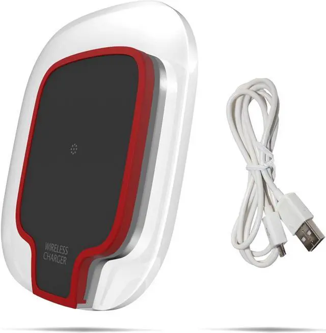 Alt view image 3 of 3 - Lian LifeStyle Super Intelligent Wireless Charger for Samsung, iPhone or Any QI-Enable Smartphone LY W7(Red)