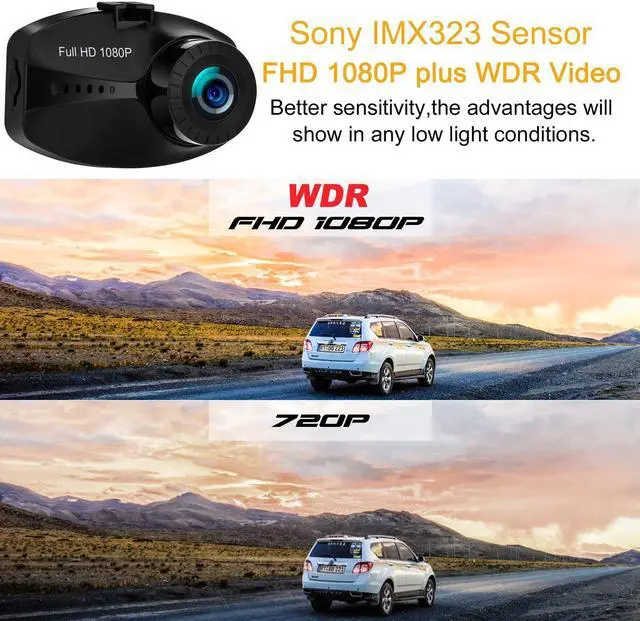 Alt view image 5 of 5 - Lian LifeStyle Latest Technology HD Dash Camera Trusted Quality Car Accessories: Security Camera Front & Rear with Night Vision for Safety SD LY560X