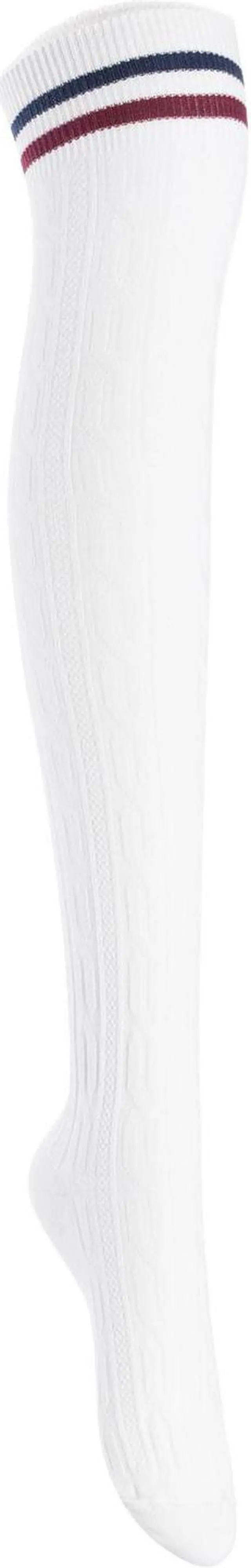 Alt view image 4 of 7 - Lian LifeStyle Women's 3 Pairs Adorable Comfortable Soft Thigh High Over Knee High Cotton Socks Size 6-9 L1023(Assorted)