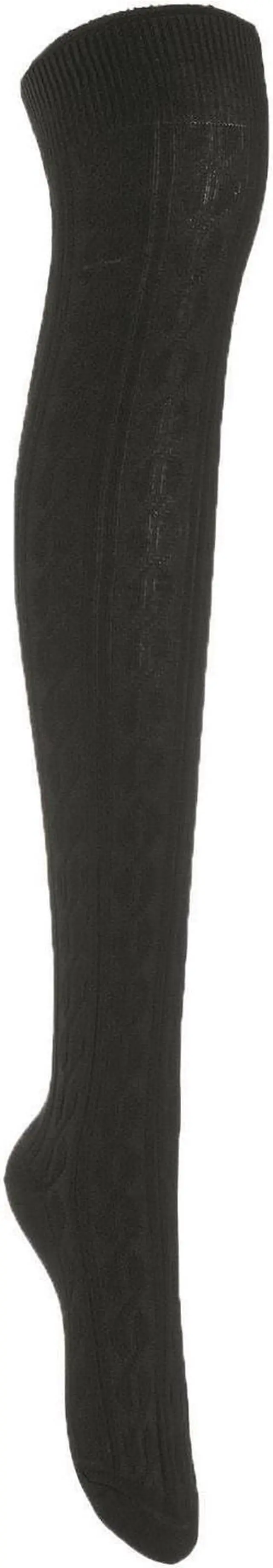 Alt view image 4 of 7 - Lian LifeStyle Women's 3 Pairs Adorable Comfortable Soft Thigh High Over Knee High Cotton Socks Size 6-9 L1024 (Assorted)