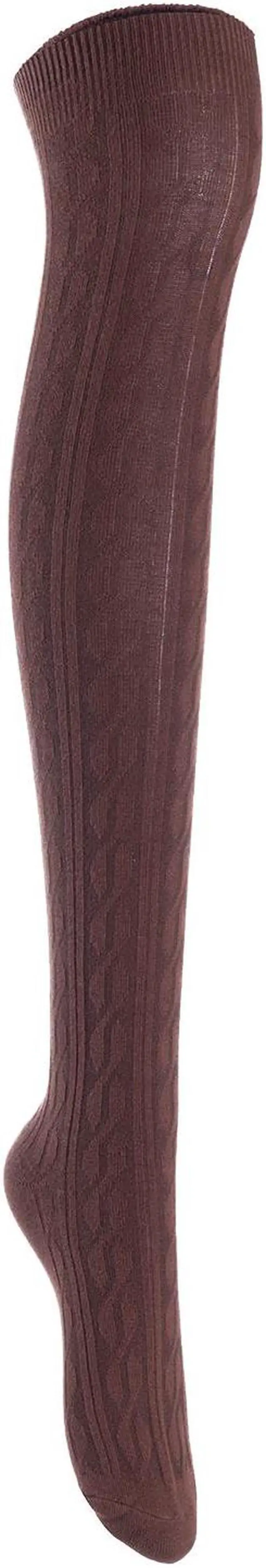 Alt view image 3 of 7 - Lian LifeStyle Women's 5 Pairs Adorable Comfortable Soft Thigh High Over Knee High Cotton Socks Size 6-9 L1024(Assorted)