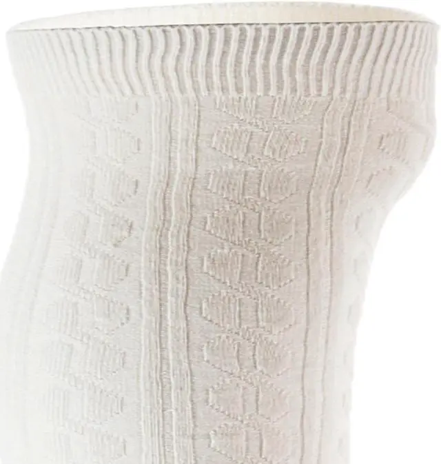 Alt view image 5 of 5 - Lian LifeStyle Women's 5 Pairs Adorable Comfortable Soft Thigh High Over Knee High Cotton Socks Size 6-9 L1024 (Cream)