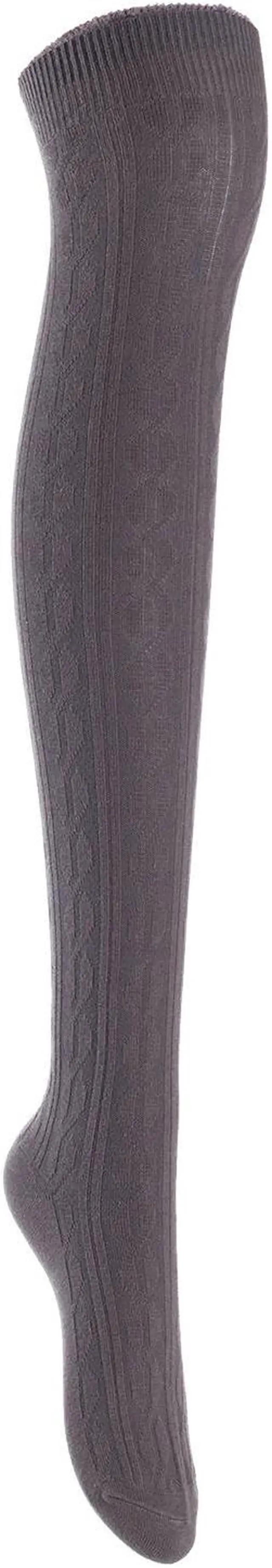 Alt view image 5 of 7 - Lian LifeStyle Women's 5 Pairs Adorable Comfortable Soft Thigh High Over Knee High Cotton Socks Size 6-9 L1024(Assorted)
