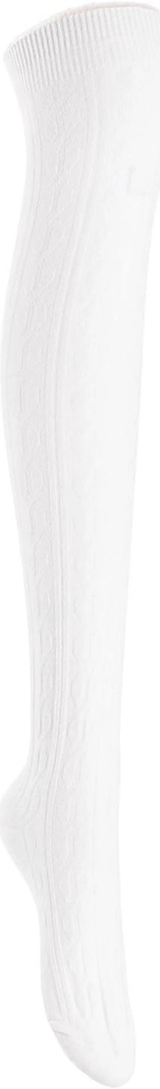Alt view image 2 of 5 - Lian LifeStyle Women's 5 Pairs Adorable Comfortable Soft Thigh High Over Knee High Cotton Socks Size 6-9 L1024 (Cream)
