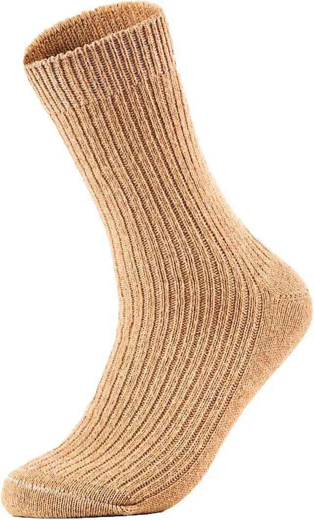 Alt view image 2 of 5 - Meso Women's Big Girl's 4 Pairs Comfortable Gorgeous Durable & Breathable Wool Crew Socks for Daily Use FS03 Medium (Assorted)