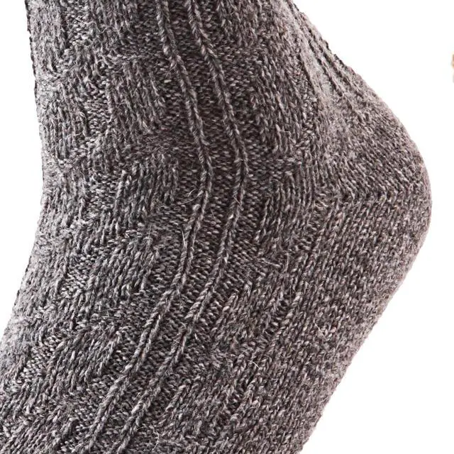Alt view image 4 of 5 - Women's 4 Pairs Extra Comfortable Cozy Wool Crew Socks. Sweat Absorbent Great Activewear for Fun Sports Size 6-9 HR1613(Black)