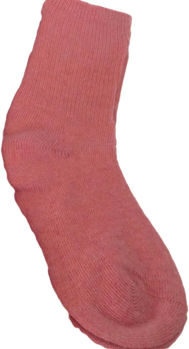 Alt view image 4 of 4 - Meso 6 Pairs Unisex Stretchy Wool Socks for Kids | All-Season Children’s Sturdy and Thermal Toddler Socks Plain CGF Size 0M-1Y (Rose, Orange, Beige)