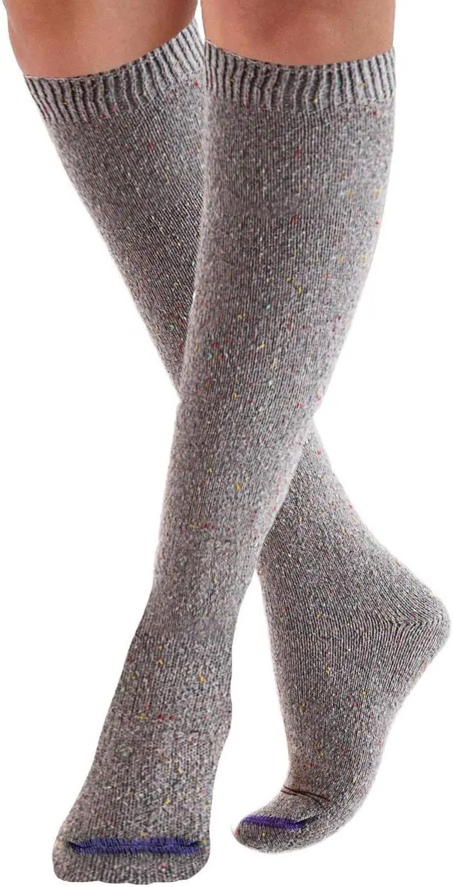 Alt view image 5 of 6 - Meso Women's 5 Pairs Pack Truly Beautiful Knee-High Cotton Socks. Soft, Comfortable and Durable Size 6-9 M158212 5pc5 (Coffee)