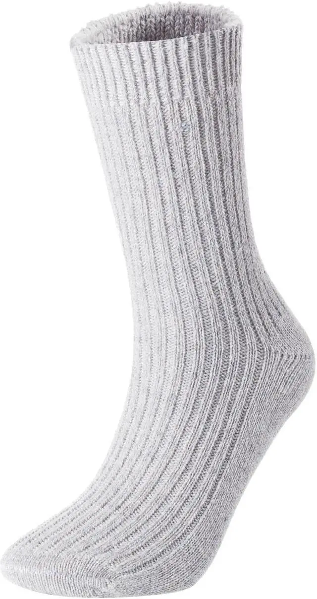 Alt view image 3 of 4 - Meso Women's Big Girl's 4 Pairs Comfortable Gorgeous Durable & Breathable Wool Crew Socks for Daily Use FS03 Medium (Dark Grey, Grey, Coffee, Beige)