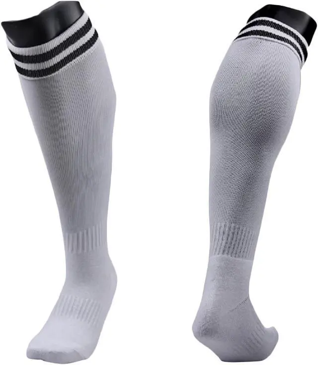 Main image of Meso Men's 1 Pair Ultra Comfortable Lightweight and Breathable Knee High Sports Crew Socks - High Quality Performance Sports Long Socks Size L White