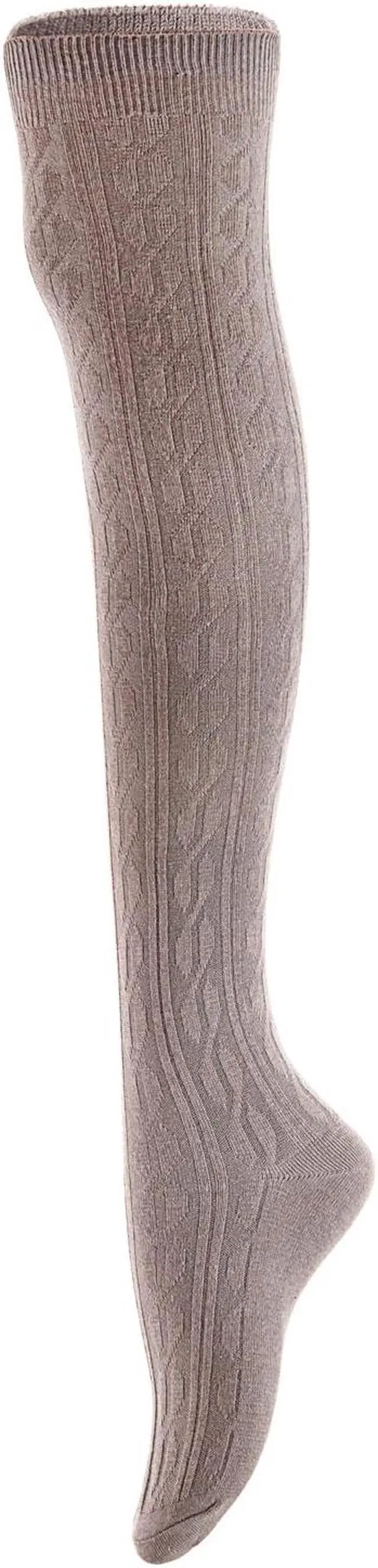 Alt view image 5 of 7 - Meso Women's Big Girl's 4 Pairs Knee High Cotton Socks, Strong yet Soft Cozy and Stylish Size 6-9 M1024 4C-03 (Black,Coffee, Grey, DarkGrey)