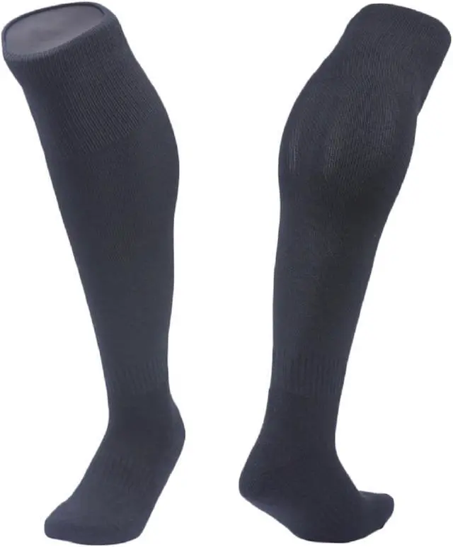 Main image of Meso Girl's 1 Pair Ultra Comfortable Lightweight and Breathable Knee High Sports Crew Socks - High Quality Performance Sports Long Socks Size XS Black