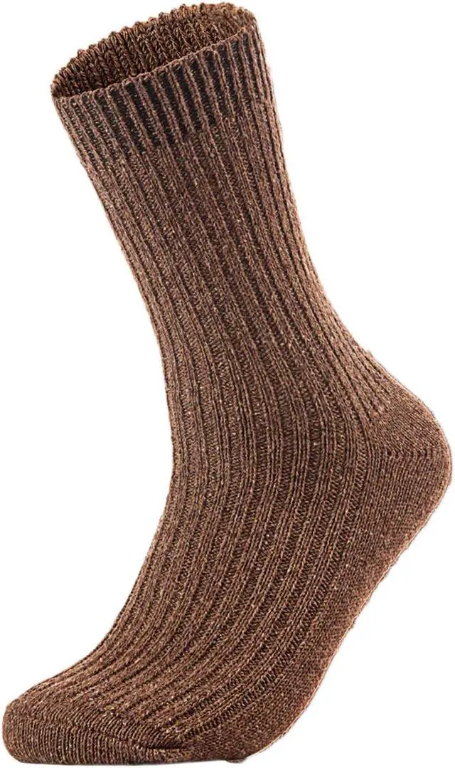 Alt view image 4 of 5 - Meso Women's Big Girl's 4 Pairs Comfortable Gorgeous Durable & Breathable Wool Crew Socks for Daily Use FS03 Medium (Assorted)