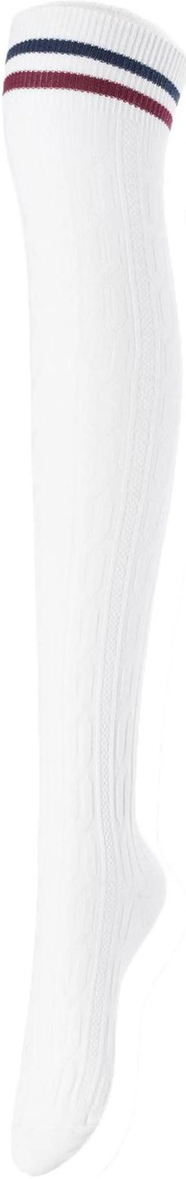 Alt view image 5 of 7 - Meso Women's Big Girl's 4 Pairs Splendid Knee High Cotton Socks, Strong yet Soft, Cozy and Stylish Size 6-9 M1023 (Dark Grey, Coffee, Khaki, White)