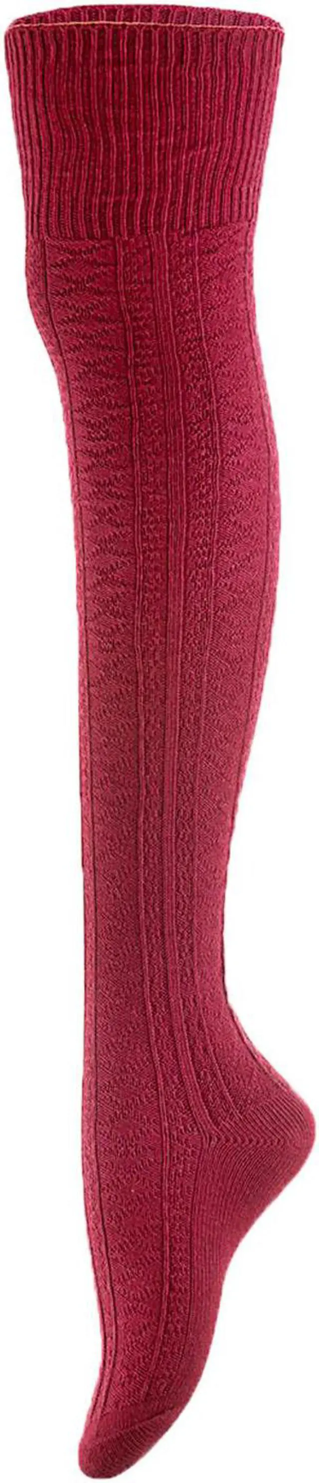 Alt view image 3 of 7 - Meso Women's Big Girl's 4 Pairs Splendid Knee High Cotton Socks, Strong, Soft, Cozy, Stylish Suitable for Multiple Activities Size 6-9 M1025(Assorted)