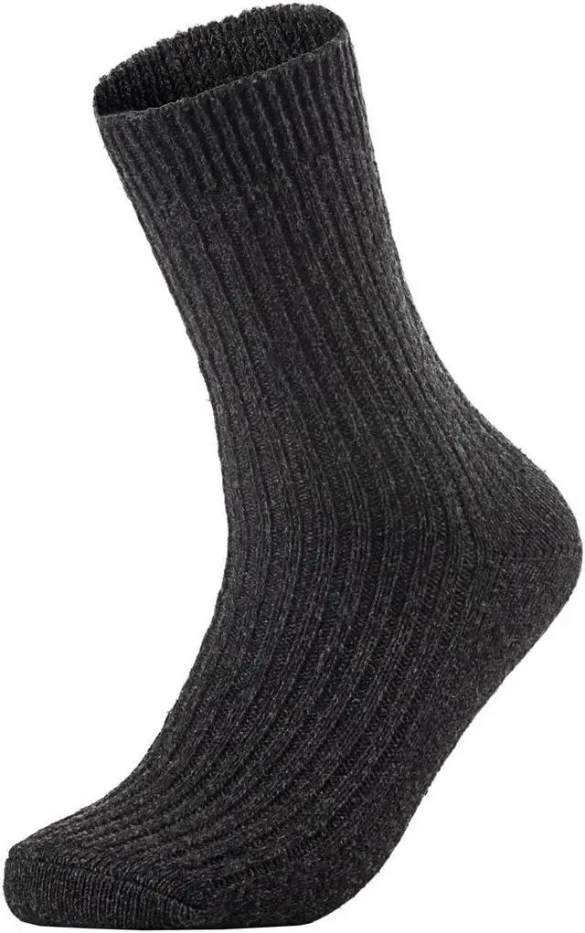 Alt view image 3 of 5 - Meso Women's Big Girl's 4 Pairs Comfortable Gorgeous Durable & Breathable Wool Crew Socks for Daily Use FS03 Medium (Assorted)