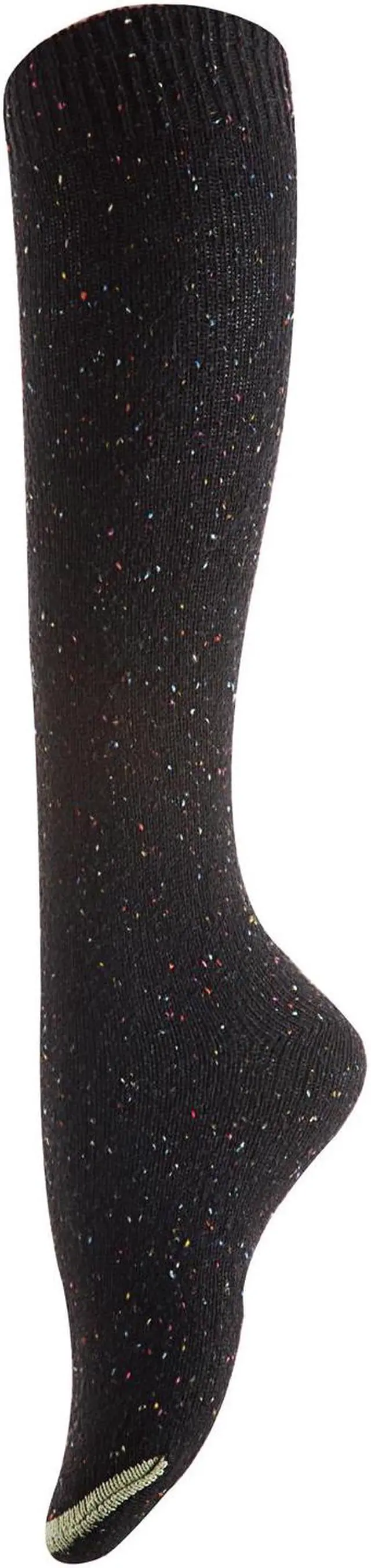 Alt view image 2 of 7 - Lian LifeStyle Women's 4 Pairs Awesome Breathable Fancy and Cozy Knee High Cotton Boot Socks Size 6-9 (4 Wine)