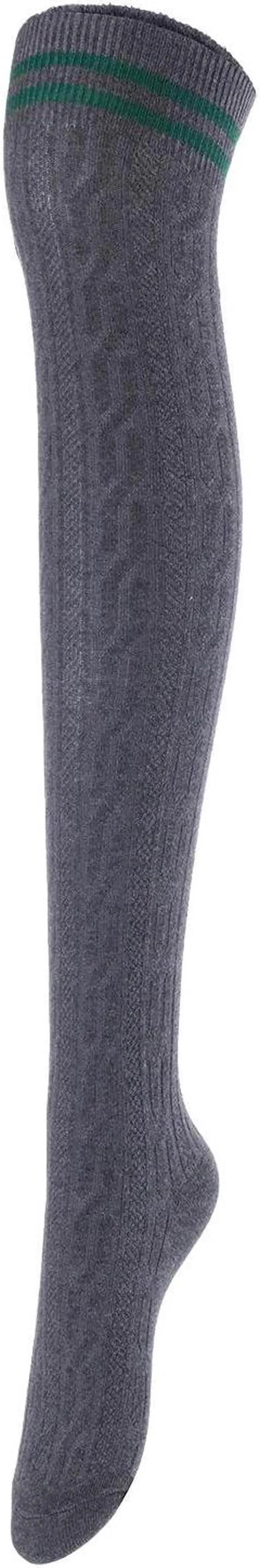 Alt view image 2 of 7 - Meso Women's Big Girl's 4 Pairs Splendid Knee High Cotton Socks, Strong yet Soft, Cozy and Stylish Size 6-9 M1023 (Dark Grey, Coffee, Khaki, White)