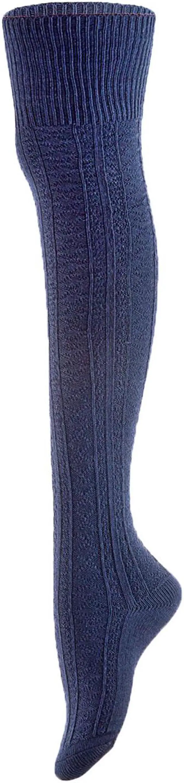 Alt view image 5 of 7 - Meso Women's Big Girl's 4 Pairs Splendid Knee High Cotton Socks, Strong, Soft, Cozy, Stylish Suitable for Multiple Activities Size 6-9 M1025(Assorted)