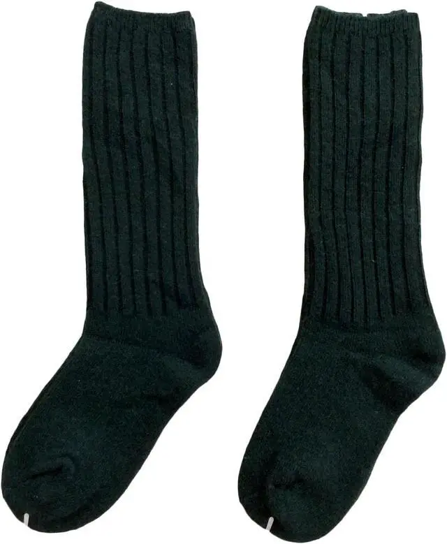 Alt view image 2 of 2 - Lian LifeStyle Children's 1 Pair Fascinating Knee High Wool Socks. Resistant, Comfortable and Health Focused FS02 Size 0-2Y (Green)