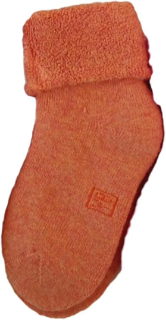 Alt view image 4 of 4 - Lian LifeStyle Soft, Fantastic, Adorable And Super Comfortable Children's 1 Pair Wool blend Crew Socks Plain Color Size (Girl) 0M-6M (Orange)