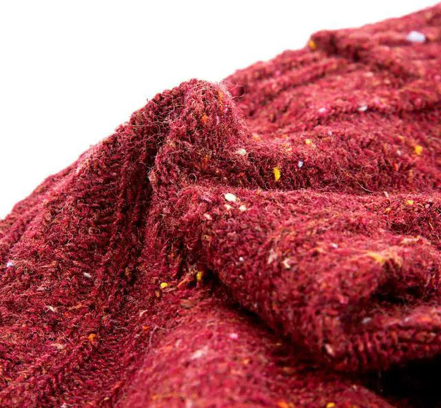 Alt view image 2 of 4 - Lian LifeStyle Women's 1 Pair Awesome Breathable Fancy and Cozy Knee High Cotton Boot Socks Size 6-9(Wine)