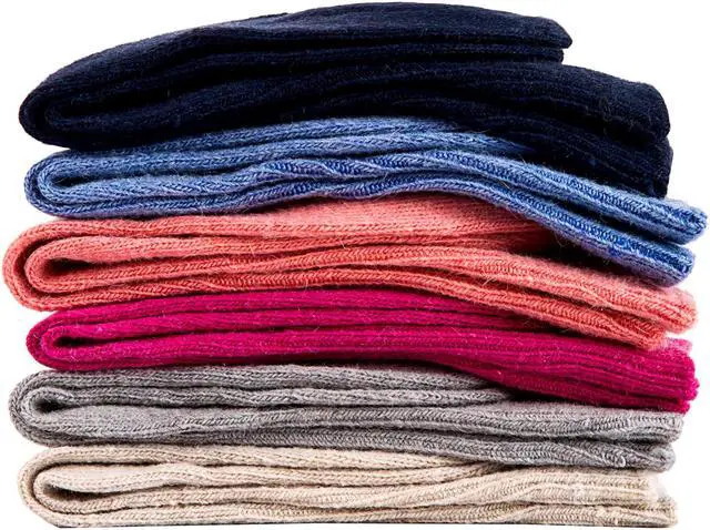 Alt view image 2 of 2 - Lian LifeStyle Adorable, Fantastic, Super Comfortable And Soft 4 Pairs Children Wool Crew Socks Size 2Y-4Y (Boy Random Color)