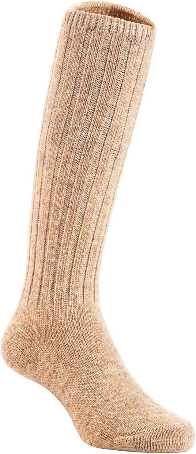 Main image of Lian LifeStyle Children's 1 Pair Fascinating Knee High Wool Socks. Resistant, Comfortable and Health Focused FS02 Size 4-6Y (Beige)