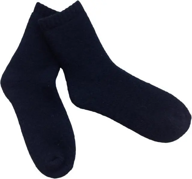 Main image of Lian LifeStyle Ultralight Men's 4 Pairs Wool Crew Socks Sweat Absorbent- Great Activewear For Fun Sports, all Season & Weather Size 6-9(Black)