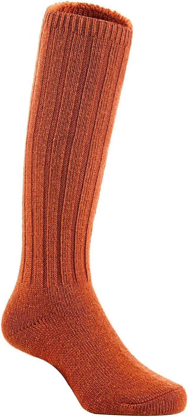 Alt view image 2 of 4 - Lian LifeStyle Unisex Baby Children 1 Pair Resistant Knee High Wool Blend Socks Fascinating, Comfortable and health Focused LFS02 Size 2-4Y (Brown)