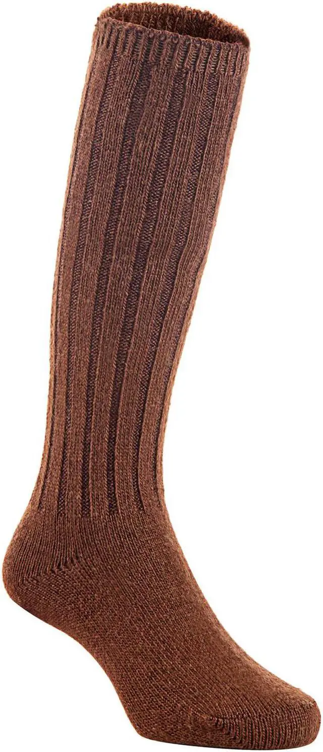 Alt view image 2 of 4 - Lian LifeStyle Fascinating Children's 4 Pairs Knee High Wool Blend Boot Socks Resistant, Comfortable and Health Focused Size S(0-2Y)- (Coffee)