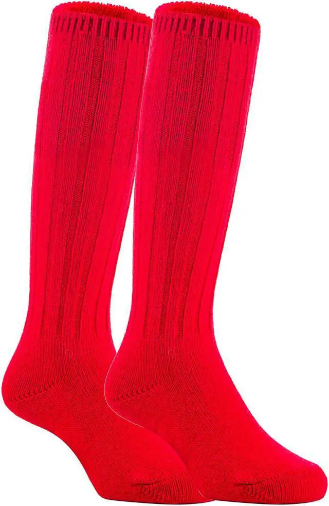 Alt view image 4 of 4 - Lian LifeStyle Fascinating Children's 3 Pairs Knee High Wool Blend Boot Socks Resistant, Comfortable and Health Focused Size M(2-4Y)-(Random Girl Color)