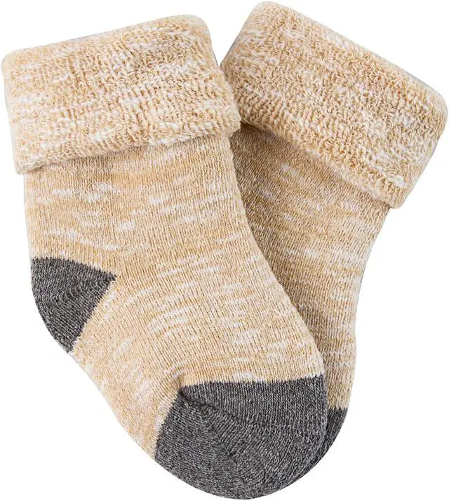 Alt view image 2 of 4 - Lian LifeStyle Premium Children's 6 Pairs Cotton Crew Socks Durable & Top Quality Kids Socks LZM03 Size 6 Month-12 Month (Baby Boy)