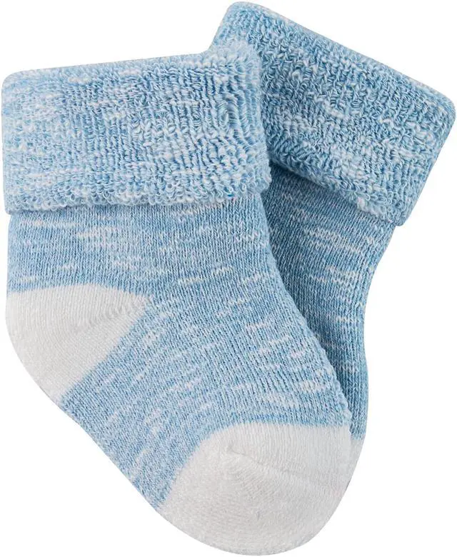 Alt view image 3 of 4 - Lian LifeStyle Premium Children's 6 Pairs Cotton Crew Socks Durable & Top Quality Kids Socks LZM03 Size 6 Month-12 Month (Baby Boy)