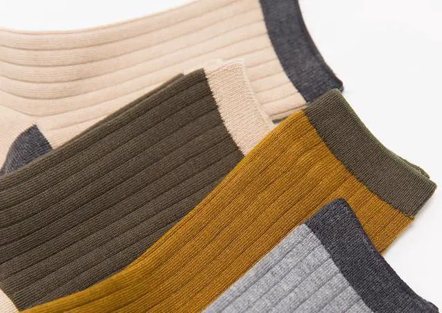 Alt view image 2 of 4 - Lian LifeStyle Big Girl's Women's 3 Pairs Gorgeous, Cozy and Comfortable Wool Crew Socks for Daily Use HR1612 Size 6-9(Black, Dark Grey, Beige)