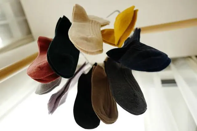 Alt view image 3 of 4 - Lian LifeStyle Fascinating Children 4 Pairs Knee High Wool Socks Comfortable and Health Focused Size S(13-15cm/3Y-5Y) HR1618 Assorted Boy Color