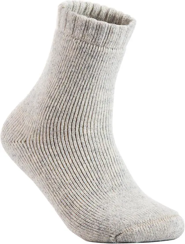Alt view image 3 of 4 - Lian LifeStyle Boy's 3 Pairs Adorable Wool Blend Crew Socks Fantastic, Super Comfortable, Soft, and Durable LK1601 Size 2Y-5Y(Grey, Sky Blue, Khaki)
