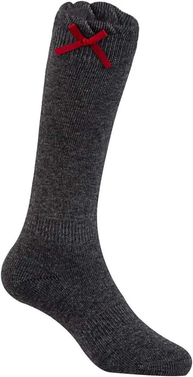 Alt view image 3 of 4 - Lian LifeStyle 5 Pairs Cute Knee High Cotton Socks for Girls. Breathable, Warm, Perfect for Mobility & Athletic Toddlers LLSJH0506 Size 2Y-5Y(Assorted)